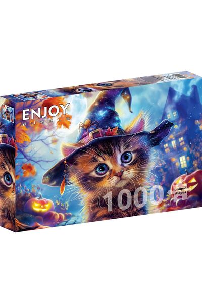 Enjoy Puzzle 1000 Κομμάτια Παζλ Enjoy - Γάτα Μικρή Μάγισσα (Enjoy-2401)