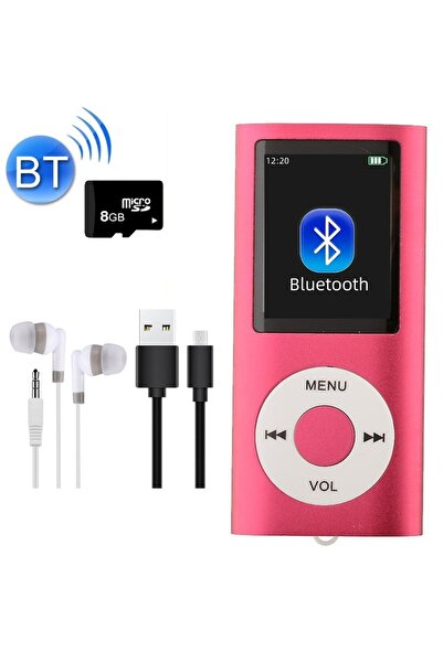 Tastech 5007MP 8GB Tf Kart Hediyeli Metal Mp3 Player Renli Ekranlı Fm Radyolu...