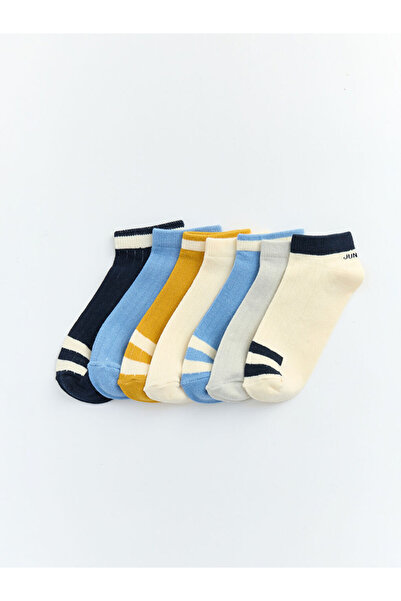 LC Waikiki Esvab • Modern & Distinctive Striped Boys' Booties Socks, Pack of 7