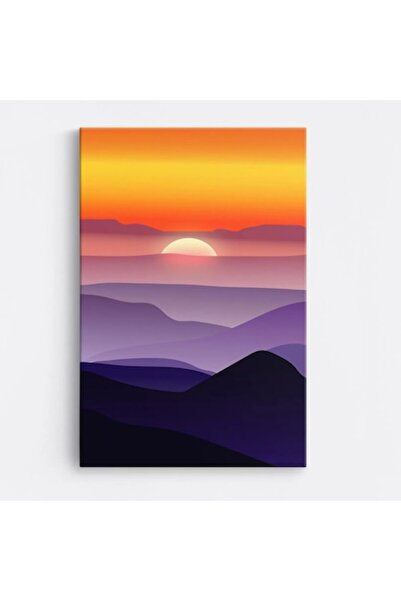 OEM Tablou pe pânză premium WOWCanvas, Peisaj Senin, 60 x 90 cm