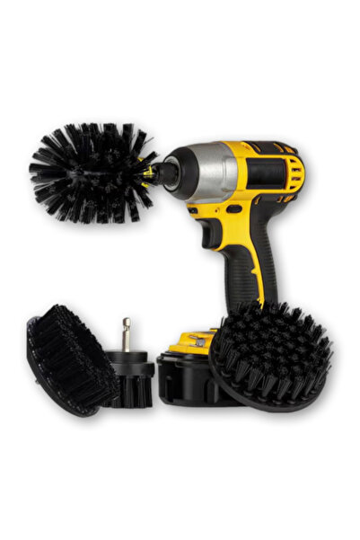Generic 3-Piece Cleaning Brush for Walls, Tiles, and Grout, and Cars. Powered...