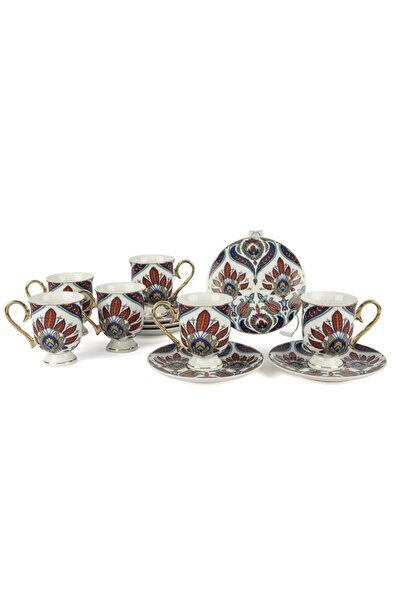 MIKASA طقم فناجين قهوة مور رويال إيكات مكون من 6 قطع سعة 90 مل