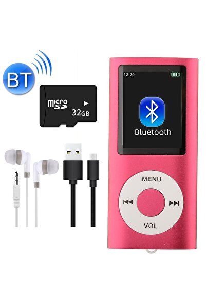 Tastech 5007MP 32GB Tf Kart Hediyeli Metal Mp3 Player Renli Ekranlı Fm Radyol...