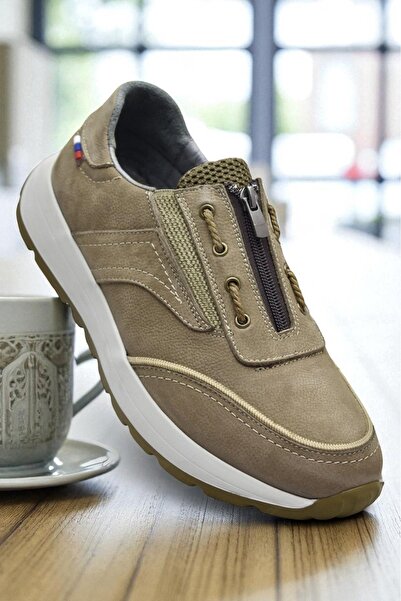 PAPATAY 3387 Orthopedic Sole Genuine Leather Men's Nubuck Shoes - Summer Men'...