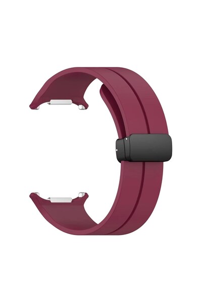 SORA GROUP ®   Watch 7 Ultra Kr418 Tender Silicone Strap - Burgundy