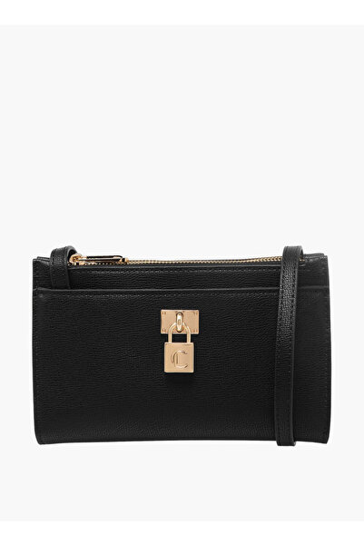 Le Confort Textured Crossbody Bag with Lock Accent
