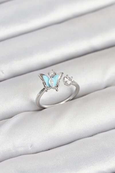 OtoTech Brass Silver Color Model Women's Ring