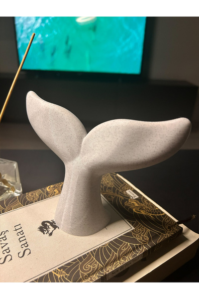 Gragold3Design Modern Balina Kuyruğu Obje Minimal Salon Masa Üstü Dekoru