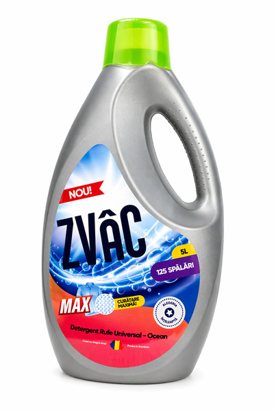 OEM Καθολικό υγρό απορρυπαντικό ZVÂC MAX 5L, 125 πλύσεις, άρωμα ωκεανού, μέγι...
