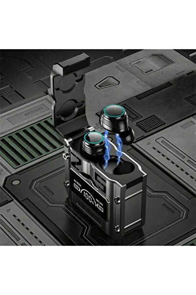 Roccos M25 Bluetooth Kulak İçi Kablosuz Kulaklık LED Göstergeli Powerbank Şar...