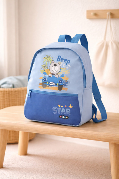 BBS Τσάντα νηπιαγωγείου και παιδικού σταθμού για αγόρια με σχέδιο αρκουδάκι -...