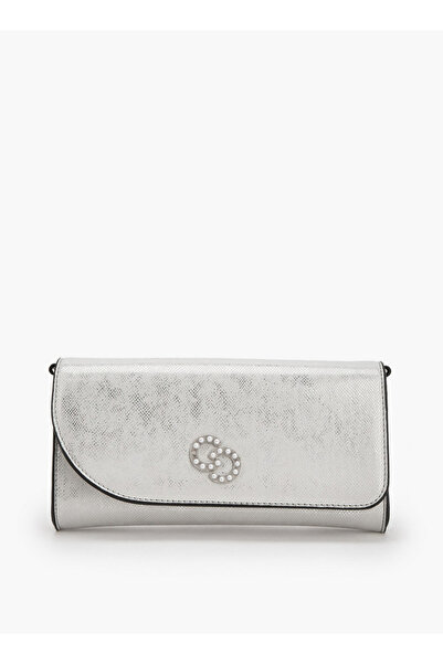 Celeste Textured Crossbody Bag with Detachable Chain Strap