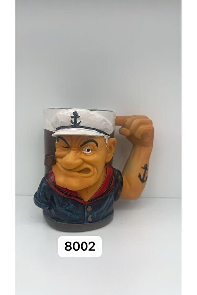 Generic Brand Popeye Steel Mug Code 8002