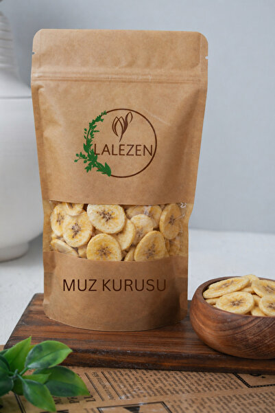 LALEZEN Çıtır Muz Kurusu Cipsi 100 gr– Katkısız & Vegan Atıştırmalık”