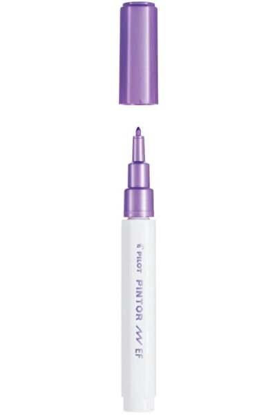 Pilot Marker cu vopsea metalică, vârf rotund EF 0.7 mm, violet