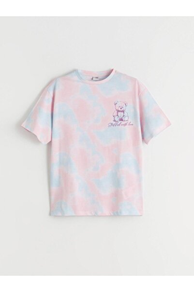 LC Waikiki Mixed Print Girls' T-Shirt (S6)