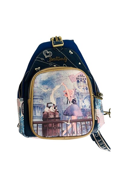 Sweet Candy Σακίδιο πλάτης, με σχέδιο κούκλας και εξωτερικές τσέπες, για γυνα...