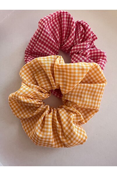 Kadife Hanım Pötikare 2 Li Scrunchie Rubber Buckle