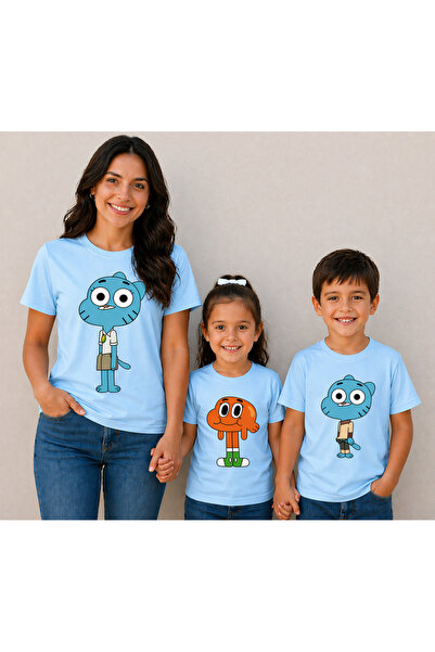 VODEXA Μπλουζάκι Mother Daughter Oversize T-Shirt Twin T-Shirt 100% Βαμβάκι Ά...