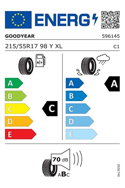 Goodyear 215/55R17 98Y Eagle Sport 2 UHP XL FP Oto Yaz Lastiği (Üretim Yılı: 2026)