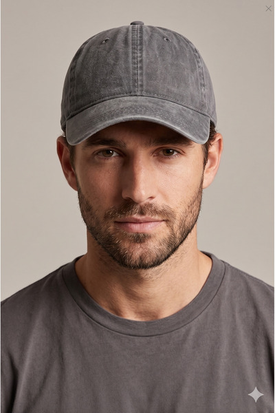 5.MEVSİM Denim Washed Flat Hat