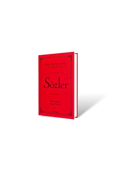 Söz Basım Yayın Risale-i Nur - Sözler - Orta Boy - Lügatlı - Söz Yayınları