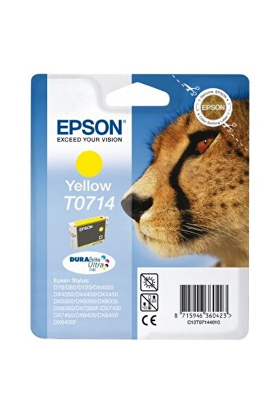 EPSON Cartus T0714 (C13T07144010), galben
