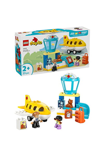 LEGO Jucarie LEGO® DUPLO® - Prima oara la aeroport 10443, 23 piese, 3 ani+