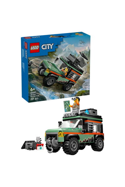 LEGO ®   City - Camioneta 4x4 off-road 60447, 221 piese