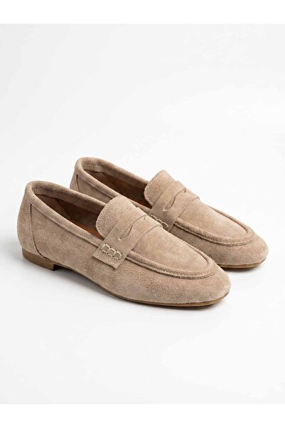 SİBA SHOES Perga Hakiki Süet Deri Loafer