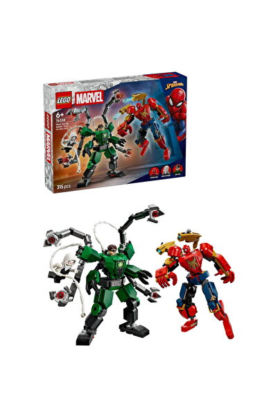 LEGO ® Marvel - Batalia robotilor: Omul Paianjen vs Doc Ock 76338, 315 piese