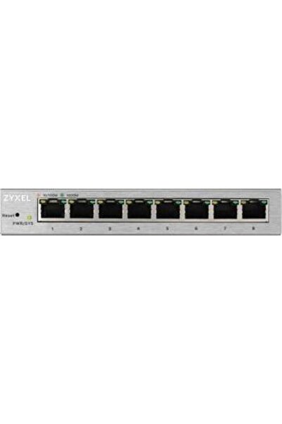 ZyXEL Gs1200-8, Switch metalic inteligent Web Gbe cu 8 porturi, fără ventilator