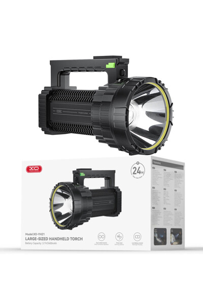 AUDIOX Φακός Υψηλής Χωρητικότητας, 2400mAh, XO (YH21), LED Υψηλής Έντασης, Κά...