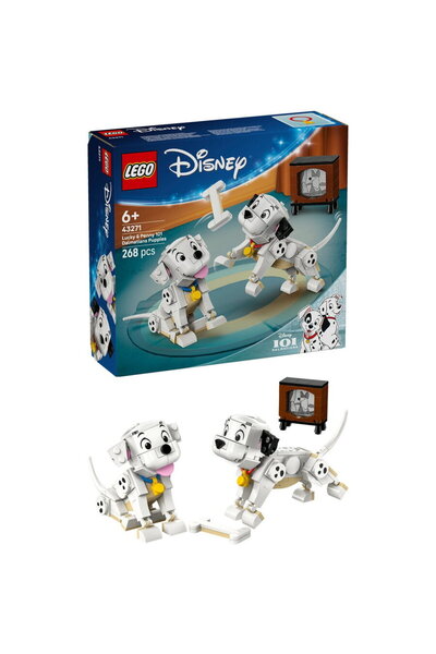 LEGO ® Disney - Catelusii Lucky si Penny din 101 dalmatieni 43271, 268 piese