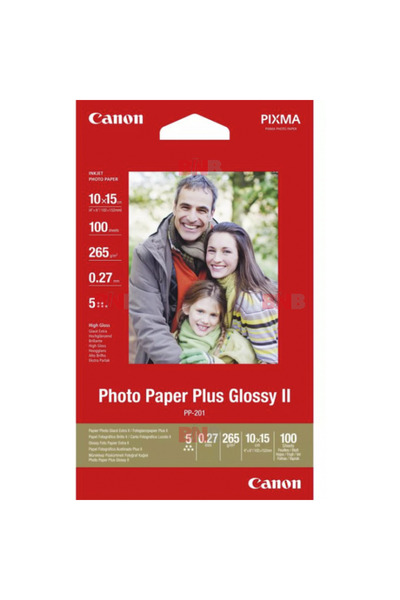 Canon Photo paper PP-201S, 2311B072AA, 10x15CM, Glossy, 265gsm, 100 sheets