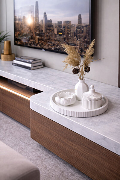 Zigzag Home Διακοσμητικό σετ βάζων 4 τεμαχίων σε στυλ Μποέμ, Εξαγωνικό βάζο, ...