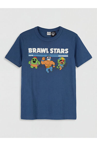 LC Waikiki RMZ GİYİM FARKIŞİLLERĂ ZERO Roba Yaka Brawl Stars Tricou cu imprim...