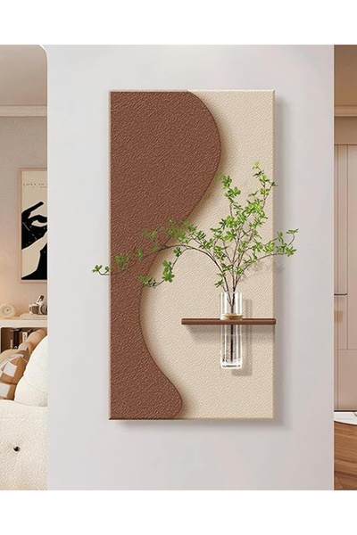 TAKIFİX Pilli LED’li İskandinav Tarzı Dekoratif Duvar Tablosu 40x70 cm
