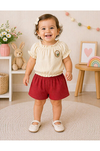 SANTRALBEBE Baby Girl Shorts Set