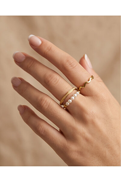 XUPING JEWELRY 3'LÜ YÜZÜK SETİ
