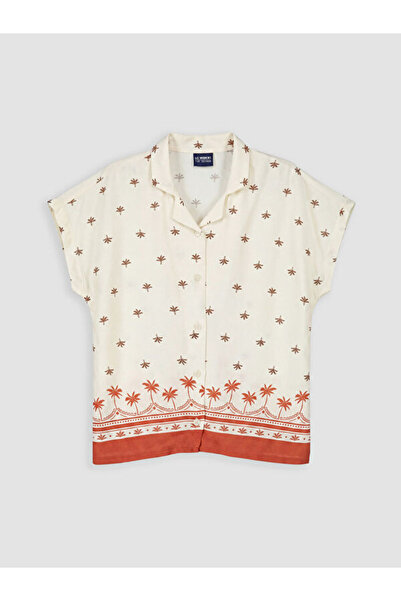 LC Waikiki Rmz Gi̇yi̇m Farkiyla Embroidered Girl's Shirt