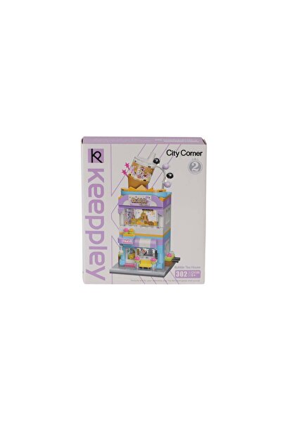 WOWMOMKIDS Kp0108 لعبة مكعبات بناء مقهى شاي الفقاعات من كيبللي، 302 قطعة