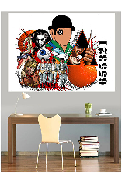 Mushen Studio A Clockwork Orange Άλεξ Ντε Λάρτζ Ποπ Αρτ Πίνακας σε καμβά Διακ...