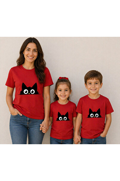 VODEXA Tricou combinat pentru mamă și copil, supradimensionat, tricou twin, 1...