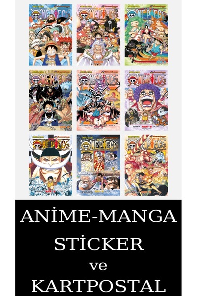 Gerekli Şeyler Yayıncılık One Piece 51-52-53-54-55-56-57-58-59 Manga Seti (9 ...