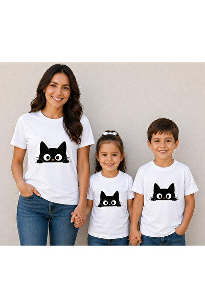 VODEXA Tricou combinat pentru mamă și copil, supradimensionat, tricou twin, 1...