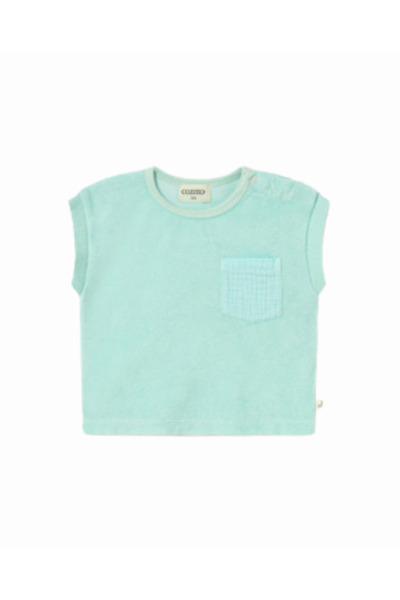 PETIT-ATELlER Soft Terry Cloth Baby T-Shirt High-Quality Fun Kids Everyday Pl...