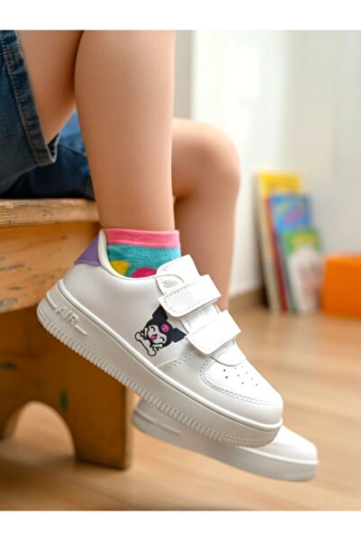 ellaboni Κοριτσίστικα ελαφριά ανατομική σόλα Λευκή/Λιλά Χρωμιωμένα Αθλητικά Π...