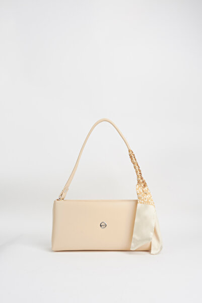 Vivaq Women's Elegant Soft Yellow Scarf Gift Artificial Leather Baguette Zipp...