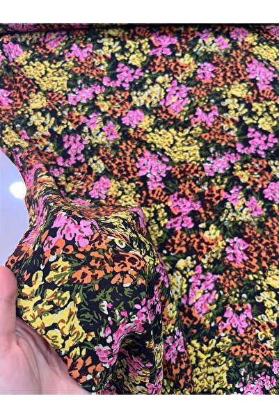 Atlas Kumass Silk Viscose Fabric